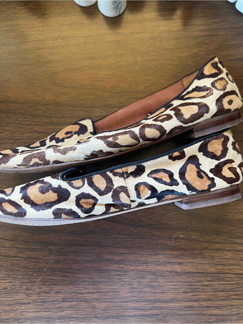 Sam Edelman Alvin Leopard Print Calf Hair Loafers Flats Womens Size 8 - Picture 9 of 12